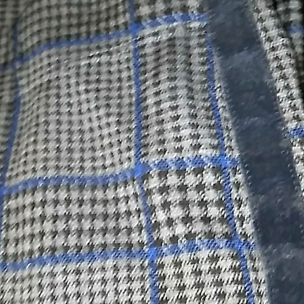 Small Abercrombie & Fitch blue plaid with a blue s